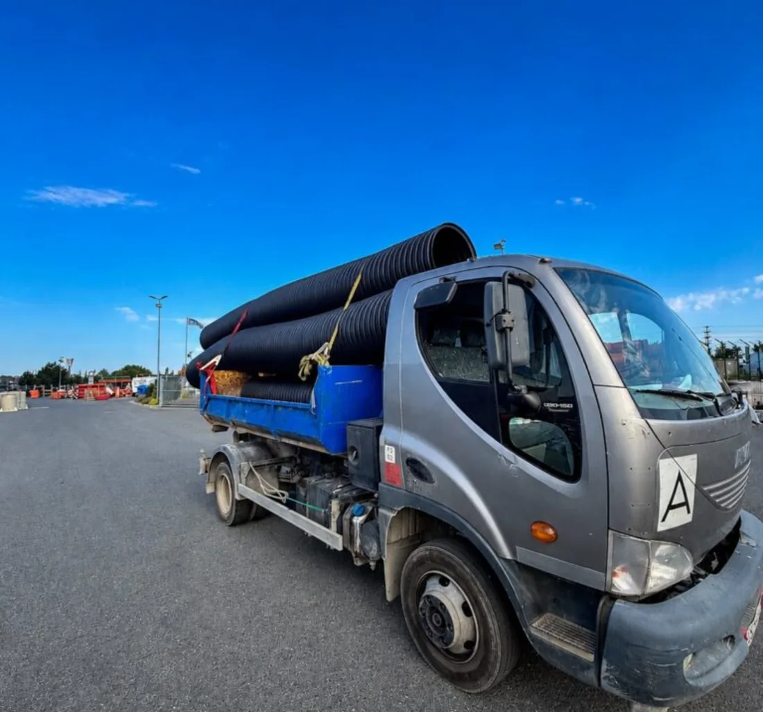 Přeprava stavebního materiálu